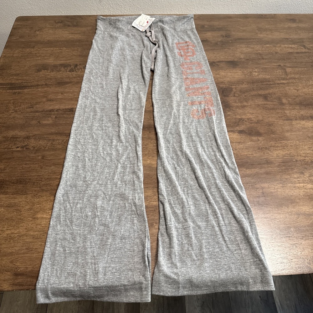 MLB Soft As A Grape SF Giants Gray Lightweight Lounge Pants Women's Size S NWT